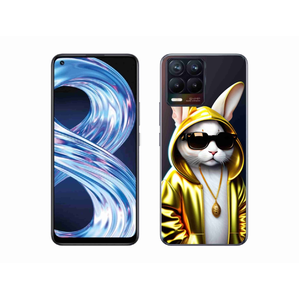 Gelový kryt mmCase na Realme 8 Pro - kočka boss