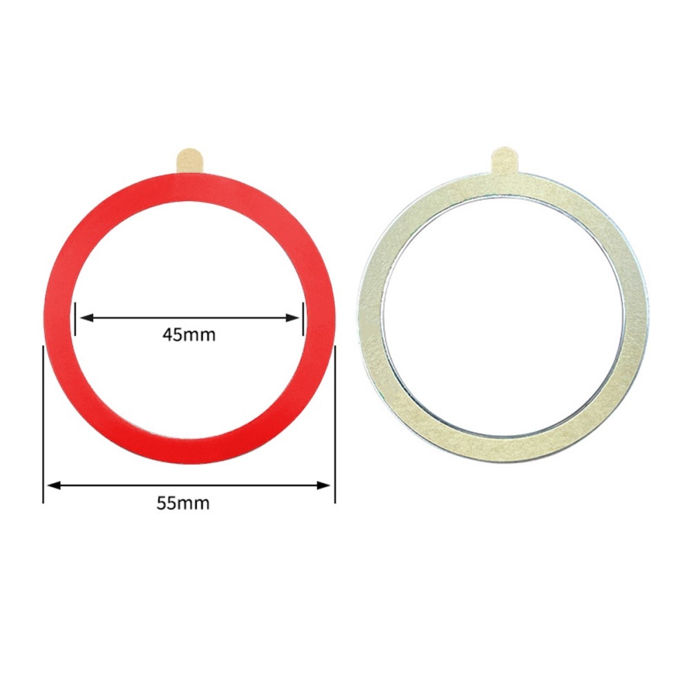 Ring nalepovací magnetický kroužek pro MagSafe - červený