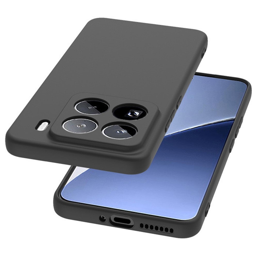 Matný gelový obal na Xiaomi 15 Pro - černý