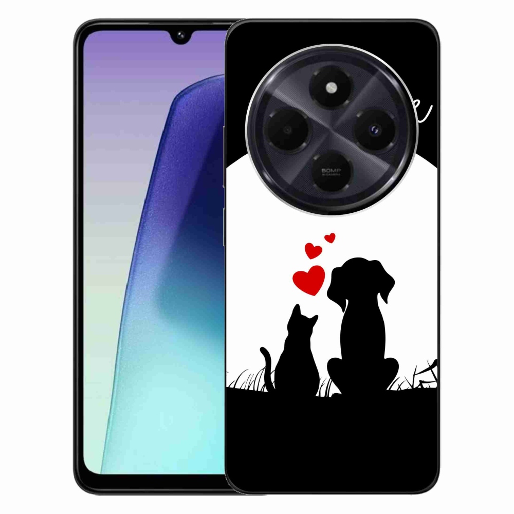 Gelový obal mmCase na Xiaomi Redmi 14C/Poco C75 - zvířecí láska