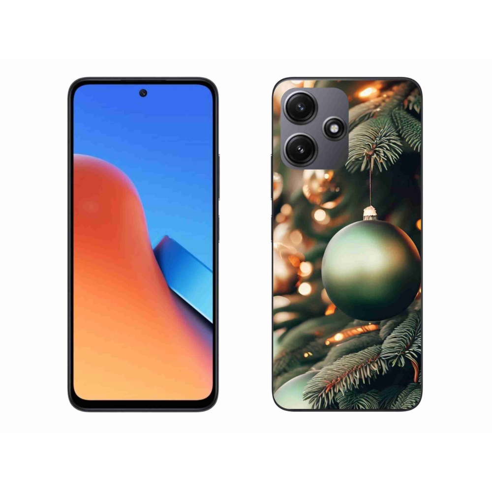 Gelový kryt mmCase na Xiaomi Redmi 12 5G - vánoční ozdoby 1
