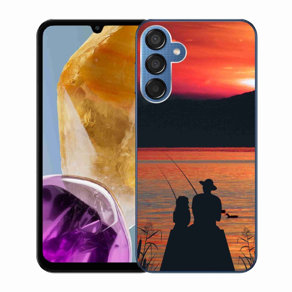 Gelový kryt mmCase na Samsung Galaxy M15 5G - rybaření 3