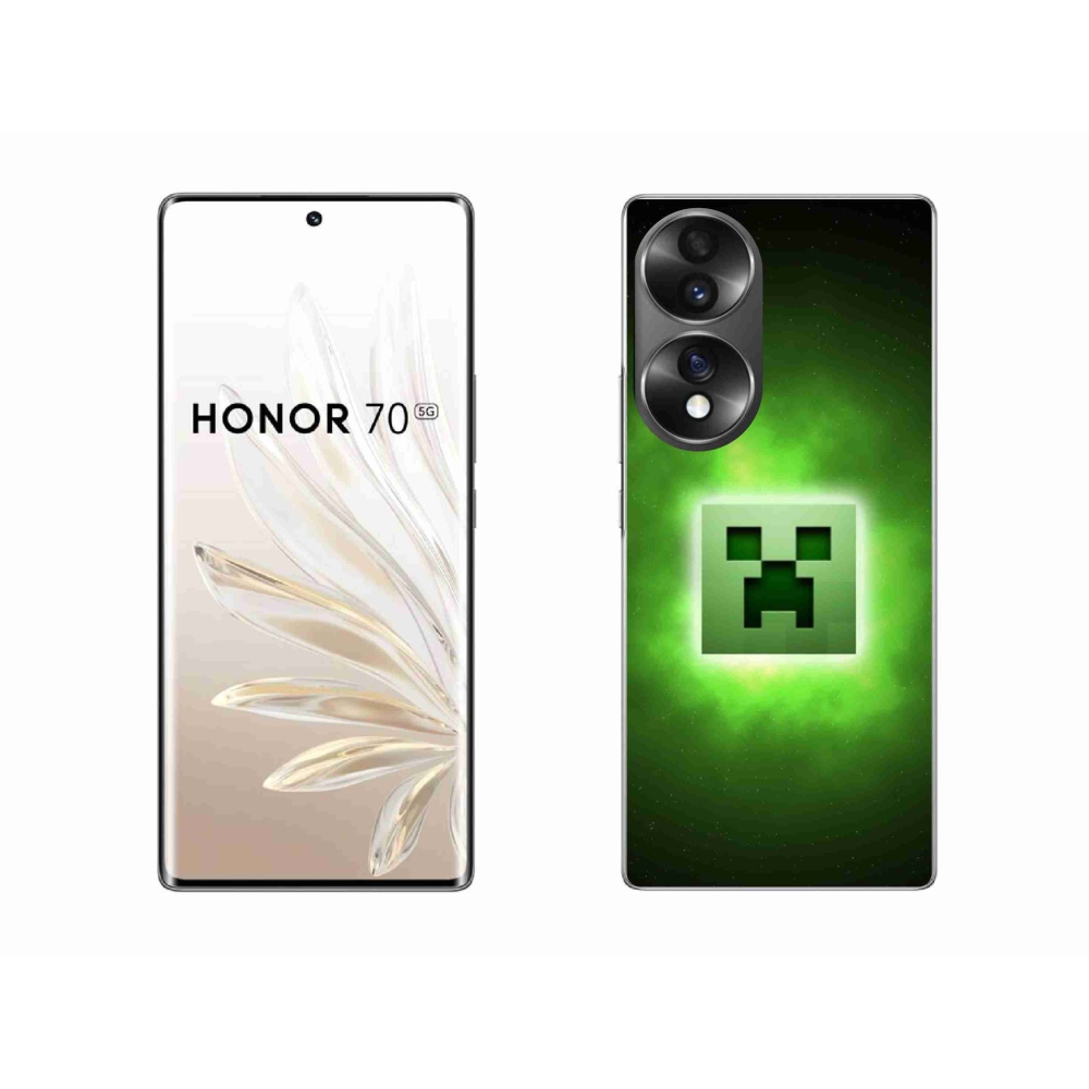Gelový kryt mmCase na Honor 70 - minecraft