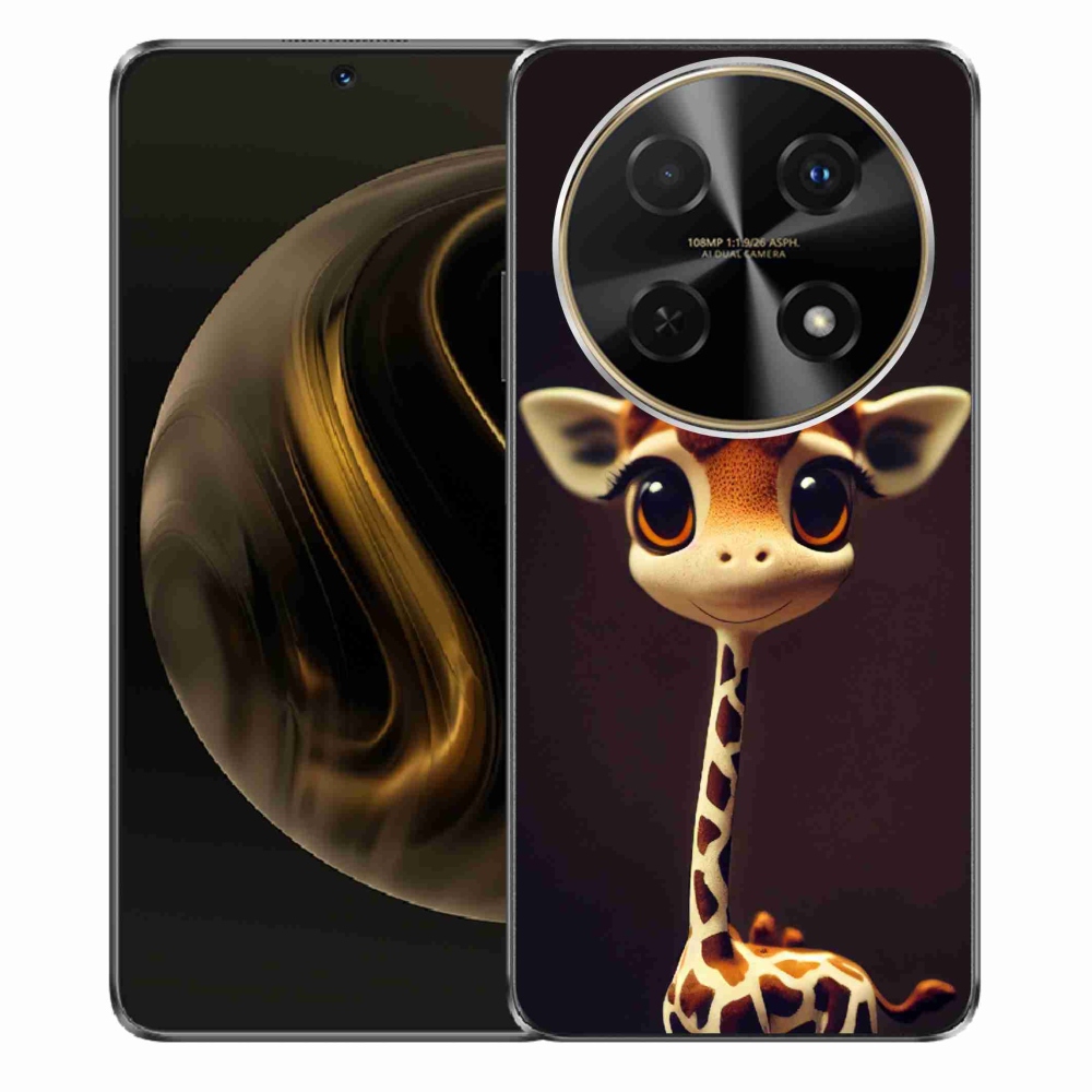 Gelový kryt mmCase na Huawei Nova 12i - malá žirafa