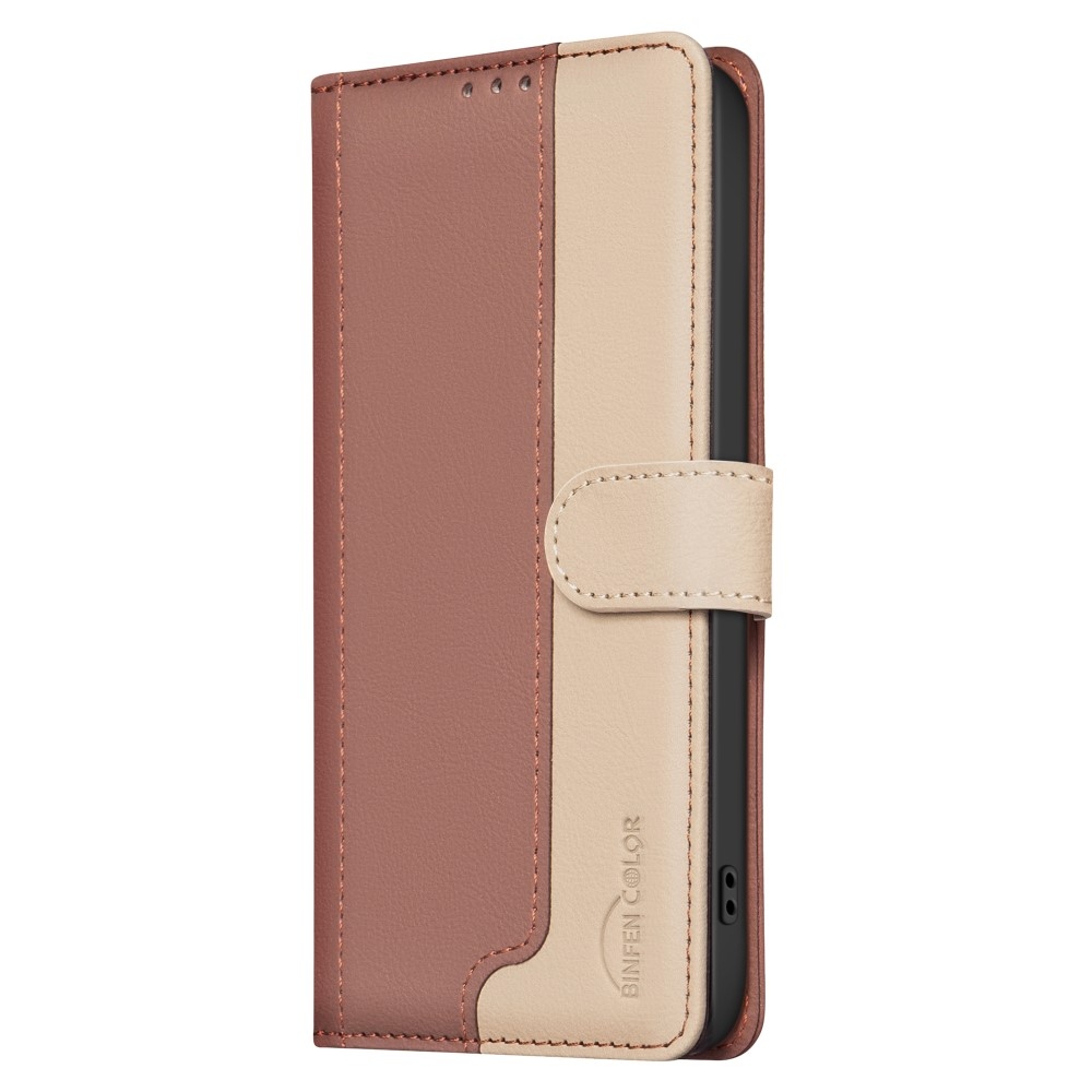 BNF DUO knížkové pouzdro na Samsung Galaxy Xcover 7 Pro - hnědé