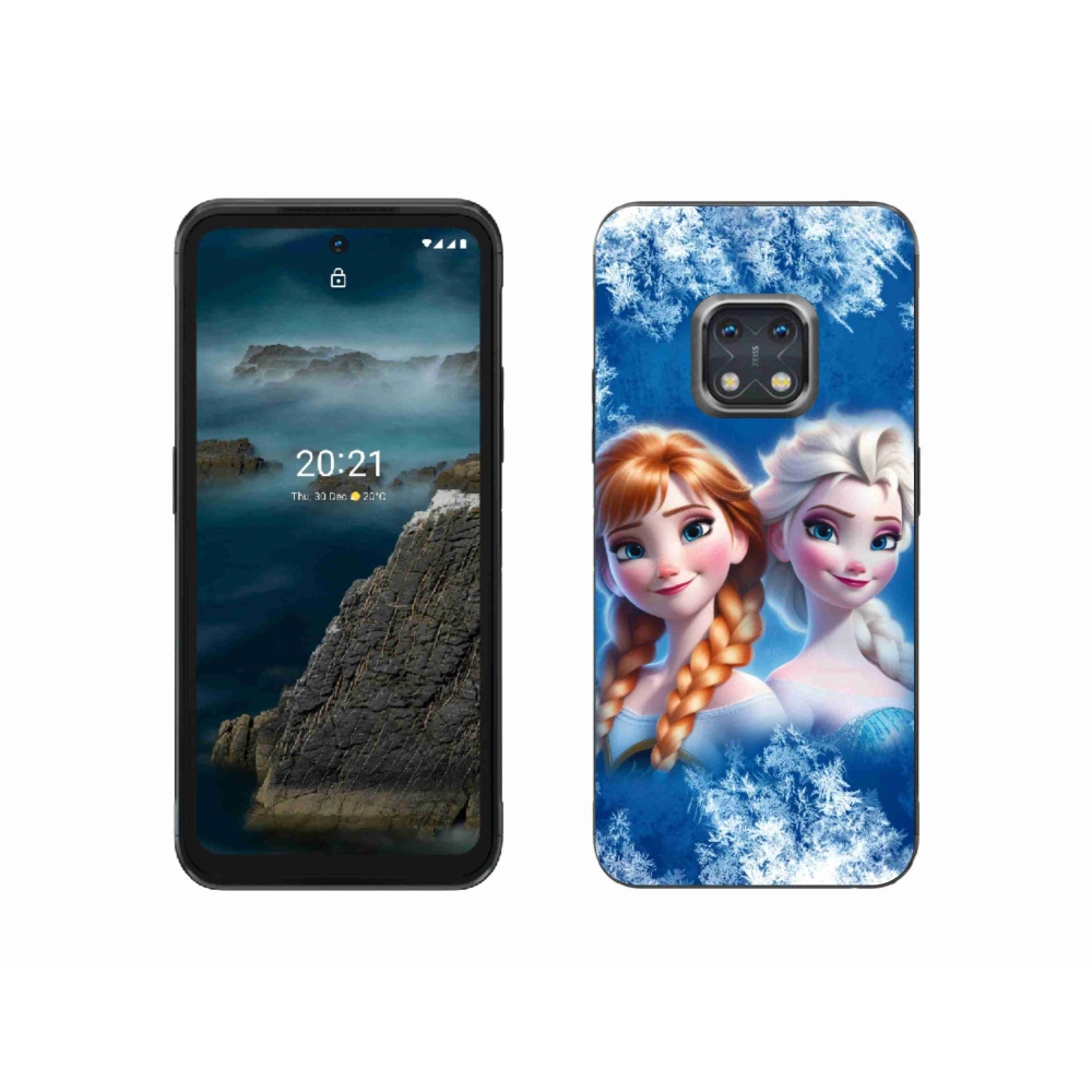 Gelový kryt mmCase na Nokia XR20 - ledové království 2
