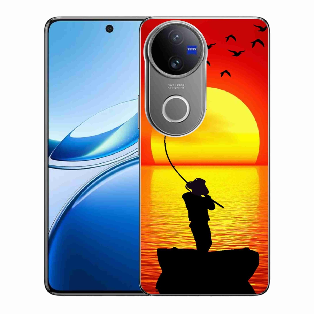 Gelový kryt mmCase na Vivo V50 5G - rybaření