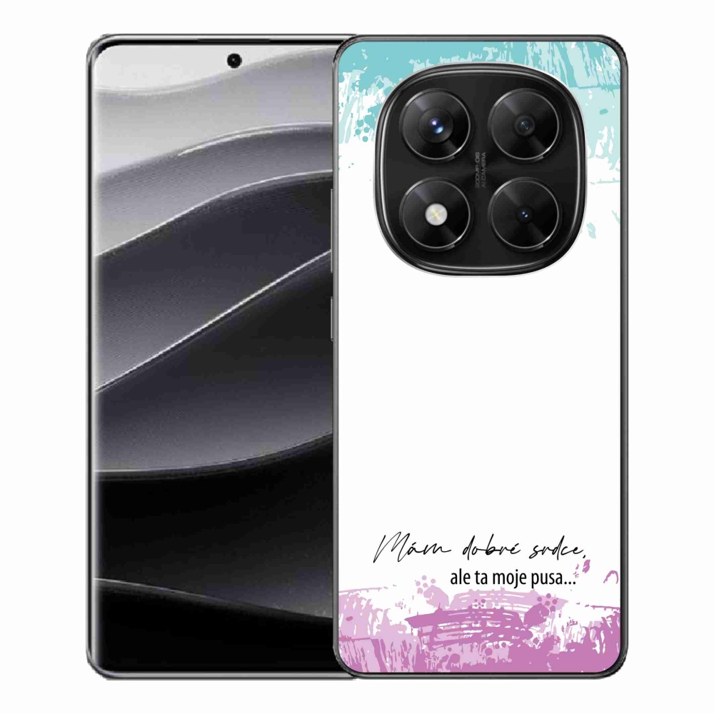 Gelový kryt mmCase na Xiaomi Redmi Note 14 Pro 5G/Poco X7 5G - vtipný text 3 bílé pozadí