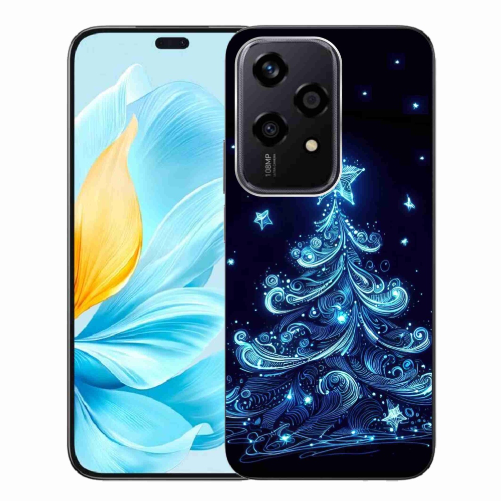 Gelový kryt mmCase na Honor 200 Lite 5G - neonový vánoční stromek 4