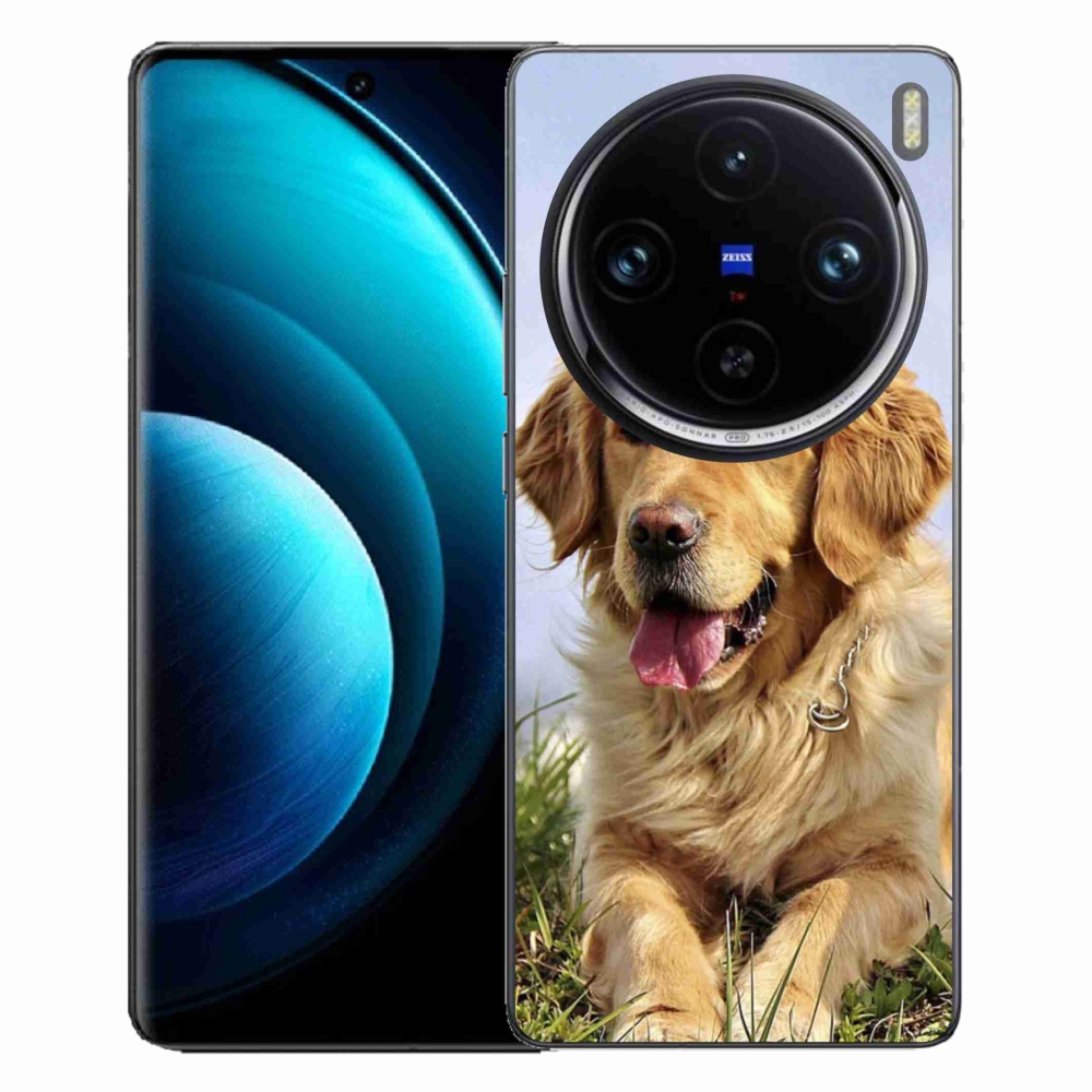 Gelový obal mmCase na Vivo X100 Pro 5G - zlatý retrívr
