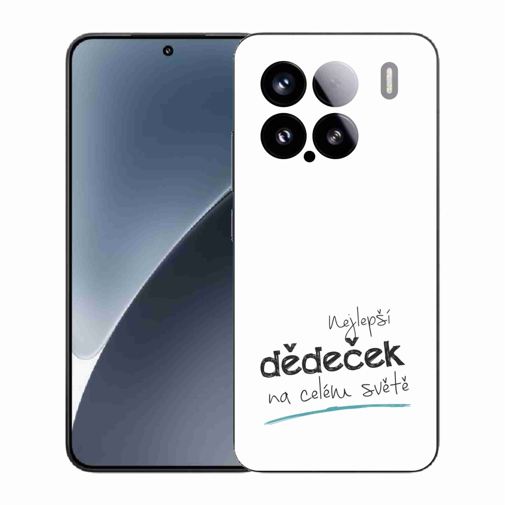 Gelový kryt mmCase na Xiaomi 15 - nejlepší dědeček 3 bílé pozadí