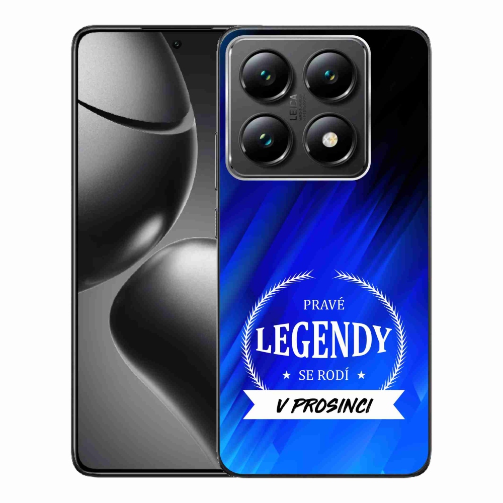 Gelový kryt mmCase na Xiaomi 14T Pro - legendy v prosinci modré pozadí