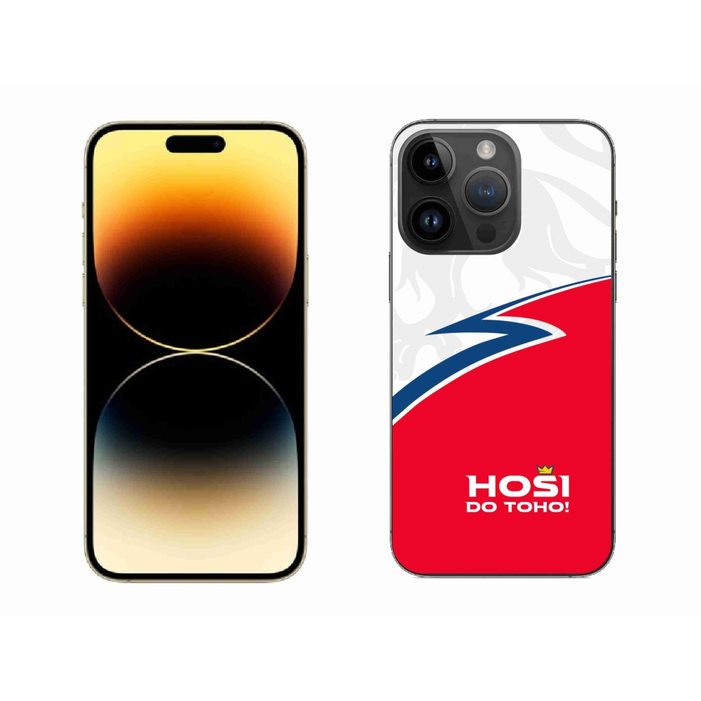 Gelový kryt mmCase na iPhone 14 Pro Max 6.7 - hoši do toho 1