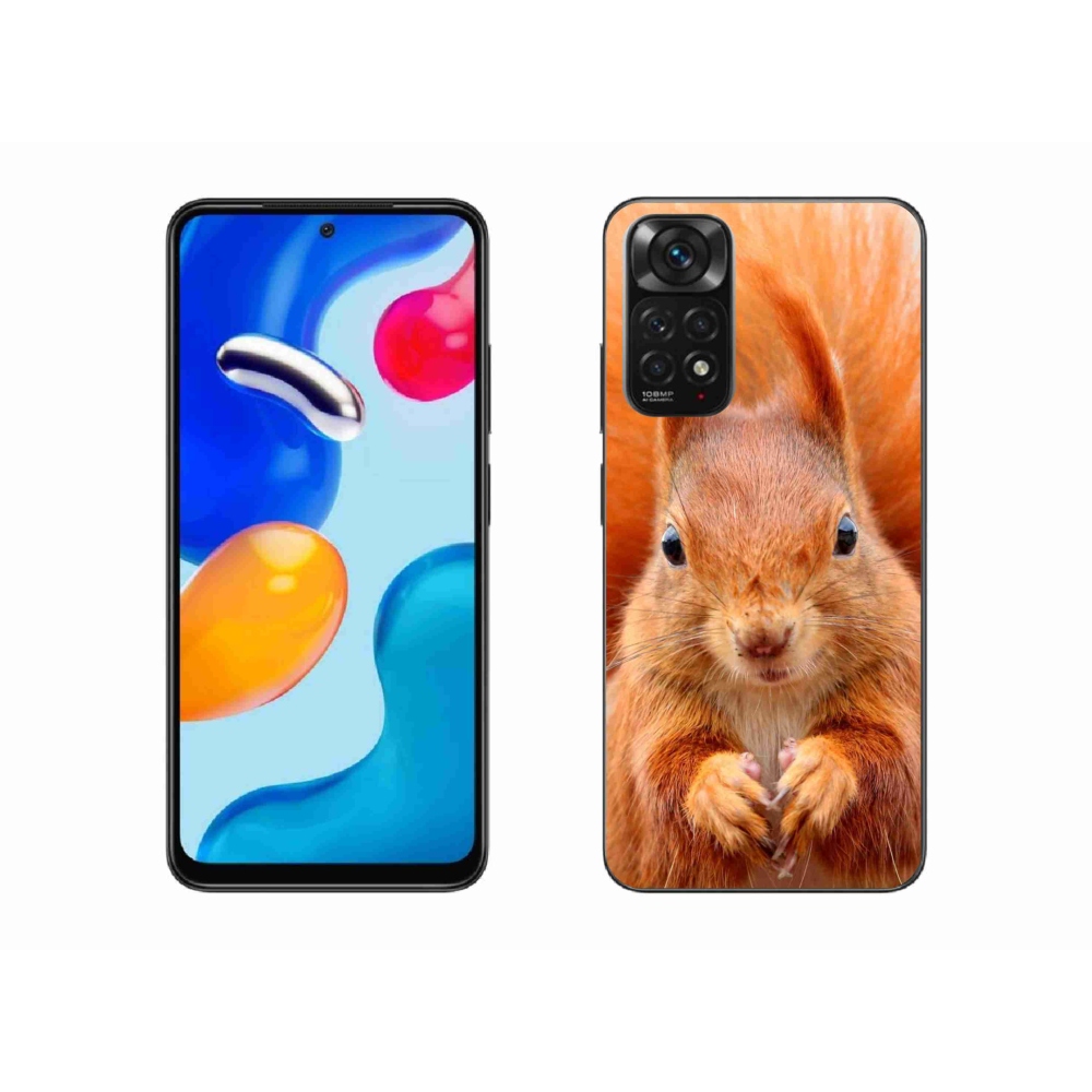Gelový kryt mmCase na Xiaomi Redmi Note 11S 4G - veverka