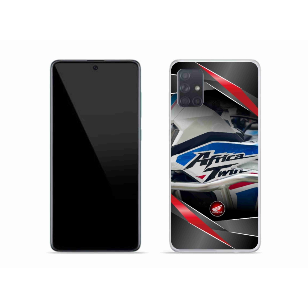 Gelový kryt mmCase na Samsung Galaxy A51 - motorka honda