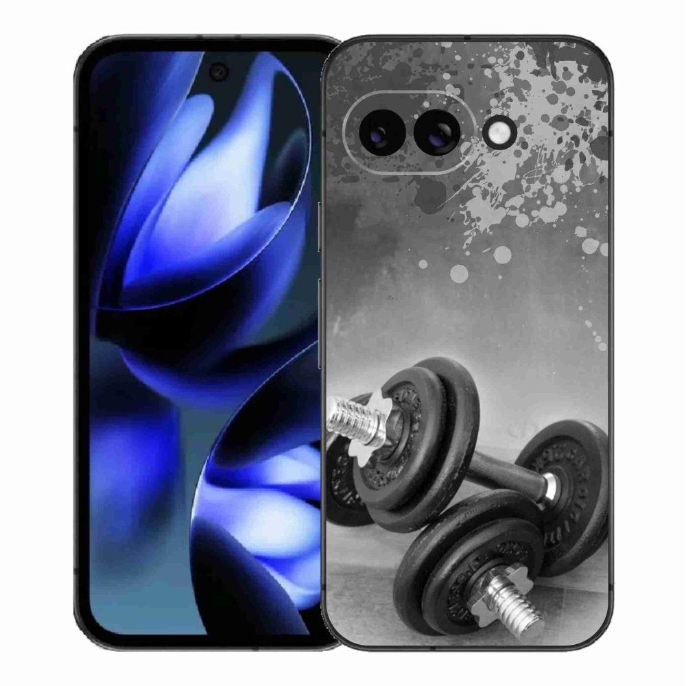 Gelový kryt mmCase na Google Pixel 9a - činky 1
