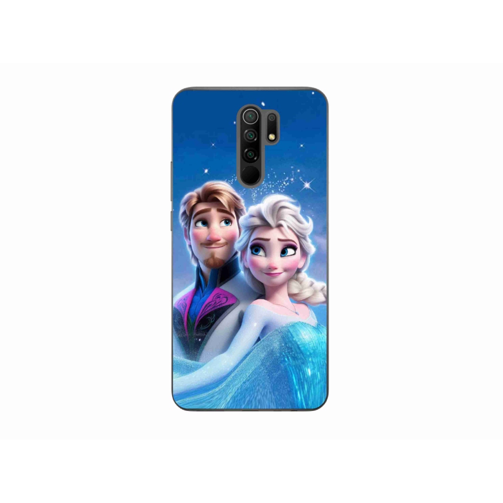 Gelový kryt mmCase na Xiaomi Redmi 9 - ledové království 1