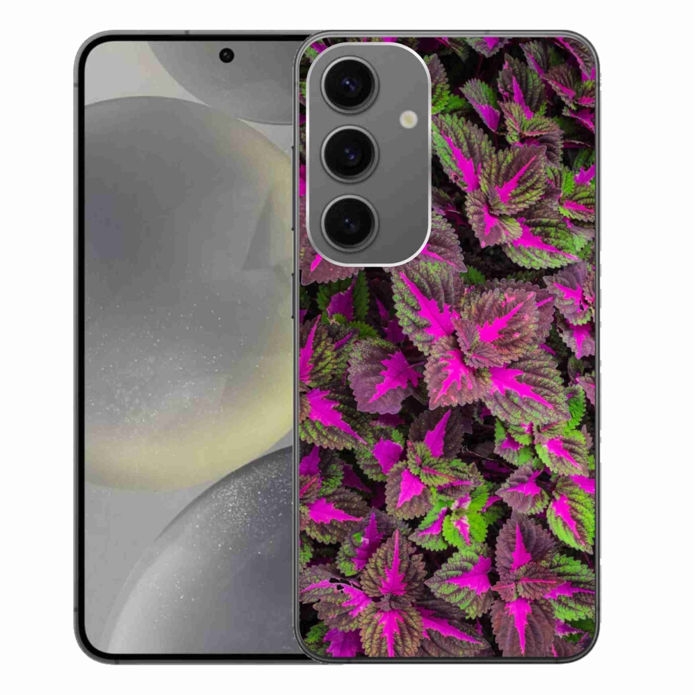 Gelový kryt mmCase na Samsung Galaxy S24+ - květiny 10