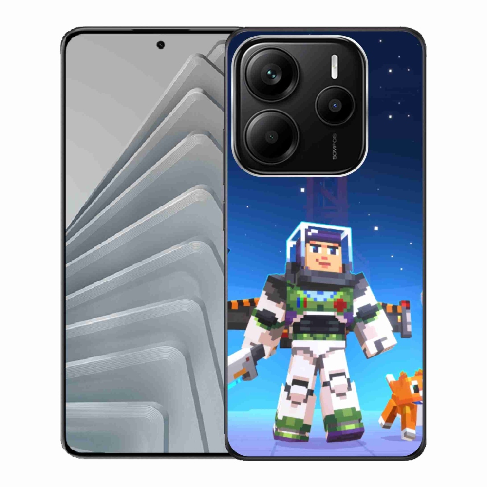 Gelový kryt mmCase na Xiaomi Redmi Note 14 5G - minecraft 2