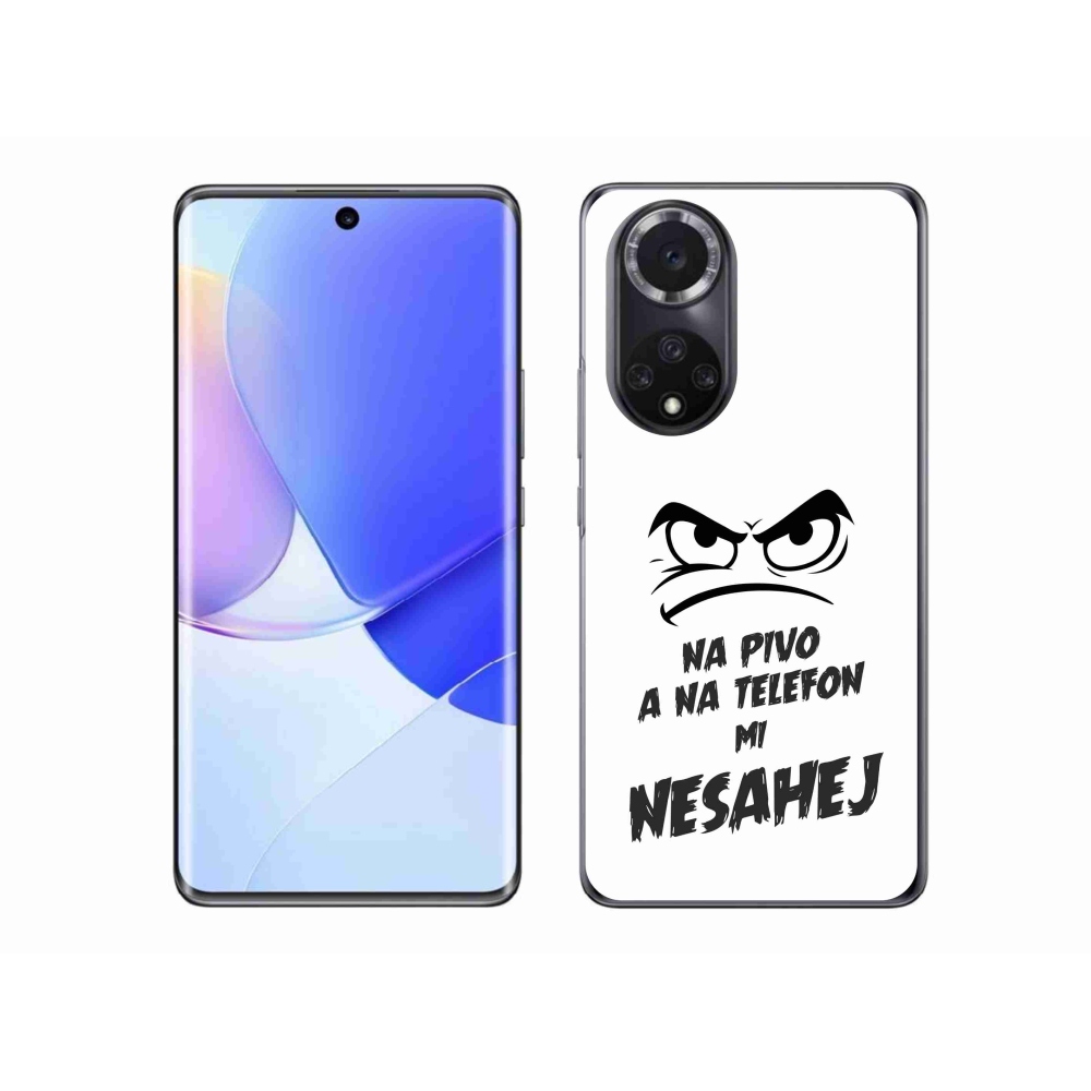 Gelový kryt mmCase na Honor 50 - pivní motiv 2 bílé pozadí