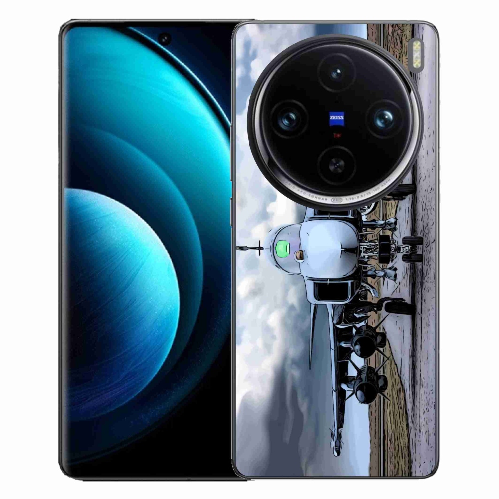Gelový kryt mmCase na Vivo X100 Pro 5G - vojenské letadlo
