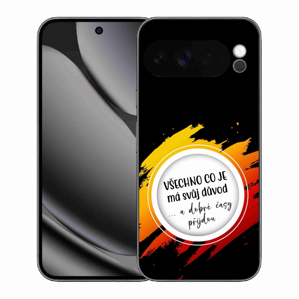 Gelový kryt mmCase na Google Pixel 10 Pro XL - citát 3 černé pozadí