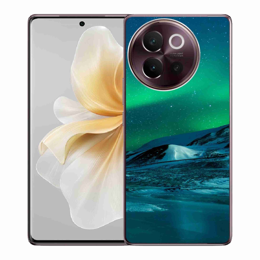 Gelový kryt mmCase na Vivo V40 Lite 5G - polární záře