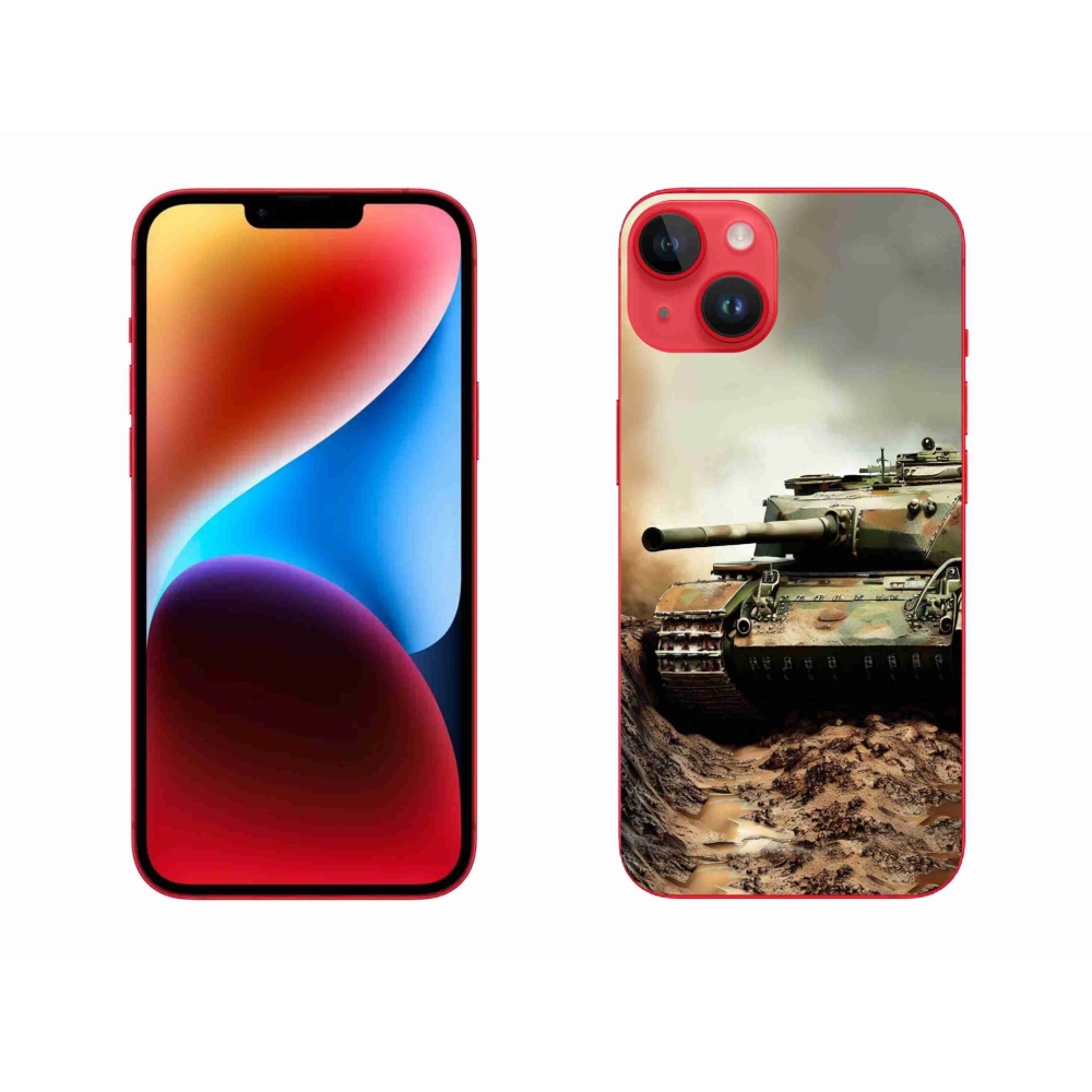 Gelový kryt mmCase na iPhone 14 Plus - tank