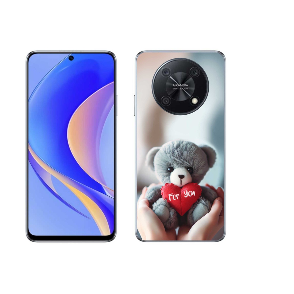 Gelový kryt mmCase na Huawei Nova Y90 - medvídek pro zamilované