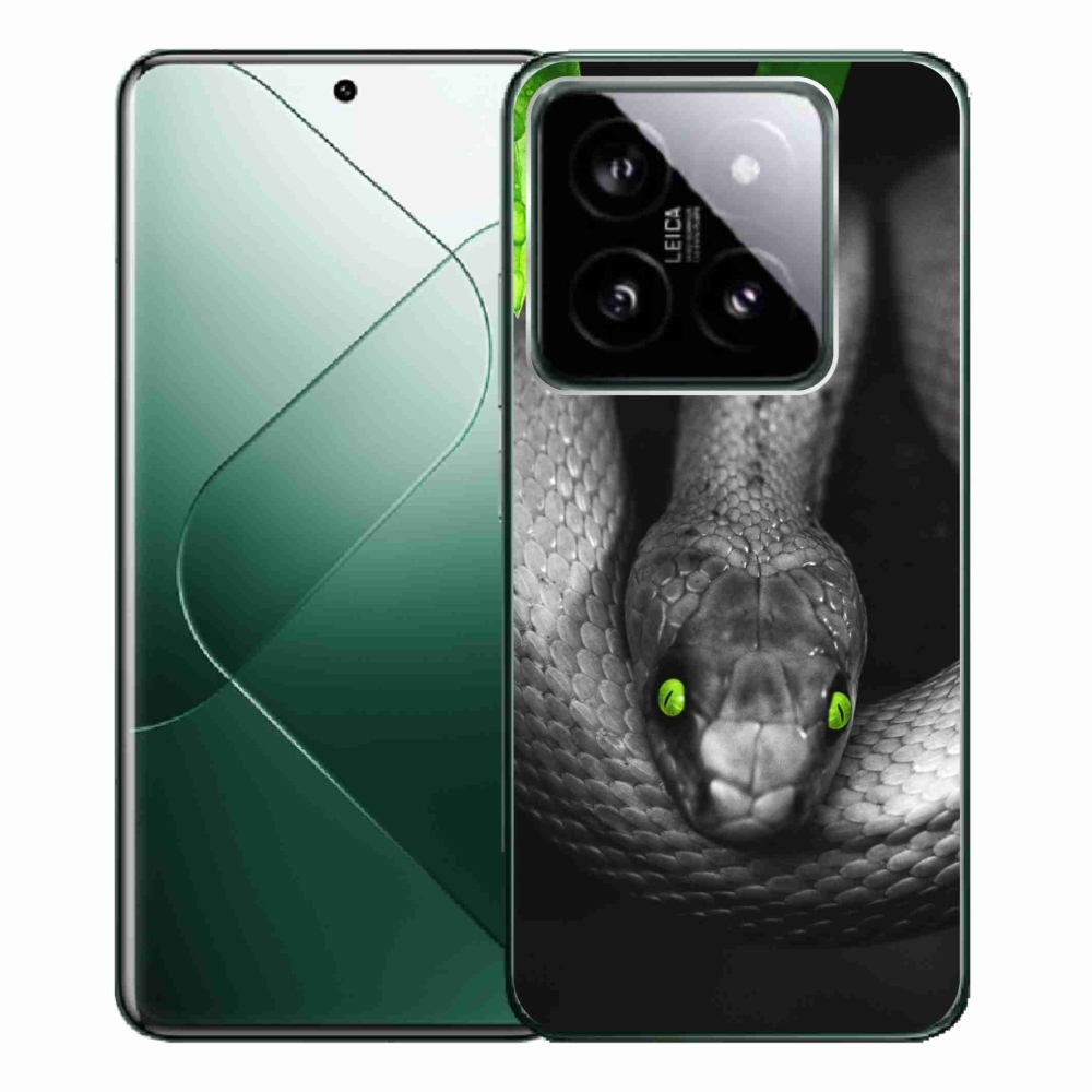 Gelový kryt mmCase na Xiaomi 14 Pro - had