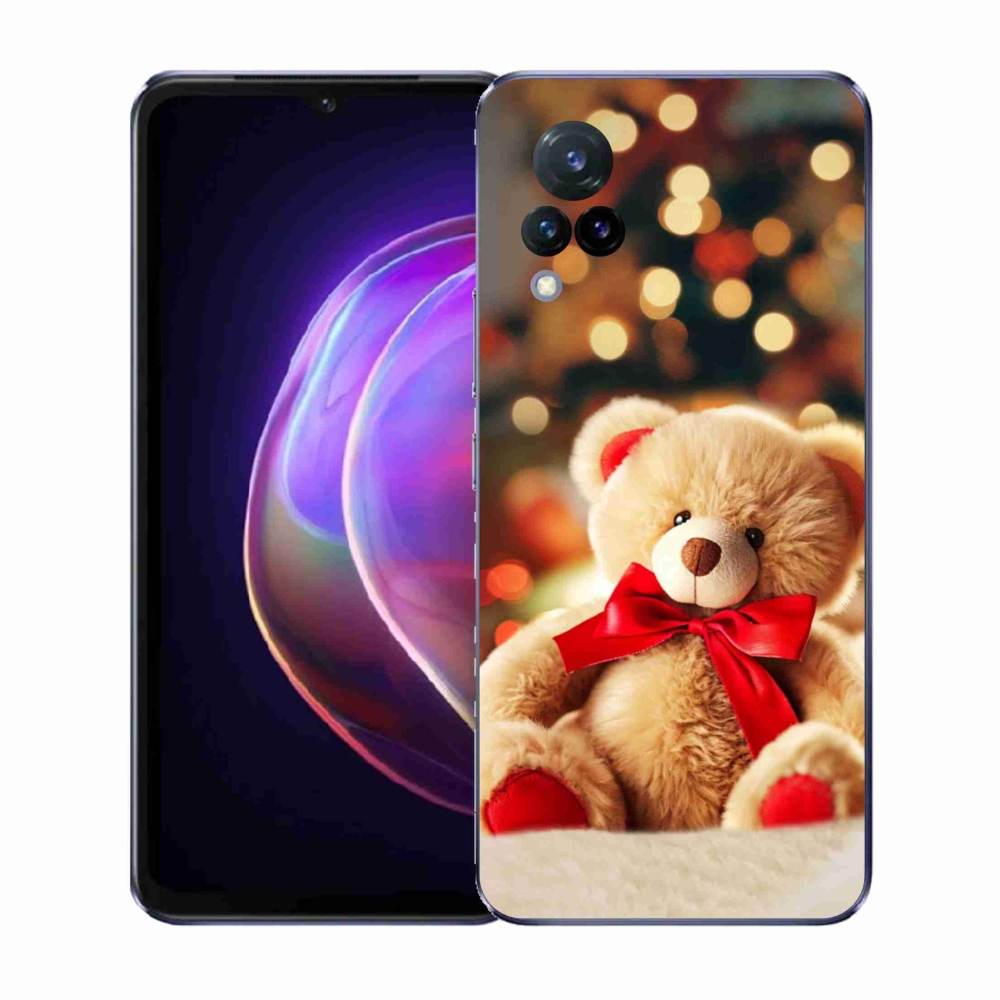 Gelový kryt mmCase na Vivo V21 4G/5G - plyšový medvídek