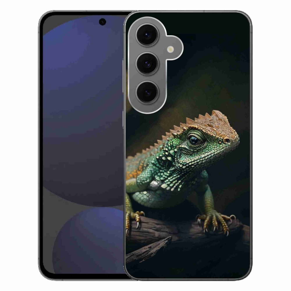 Gelový kryt mmCase na Samsung Galaxy S24 FE - ještěr