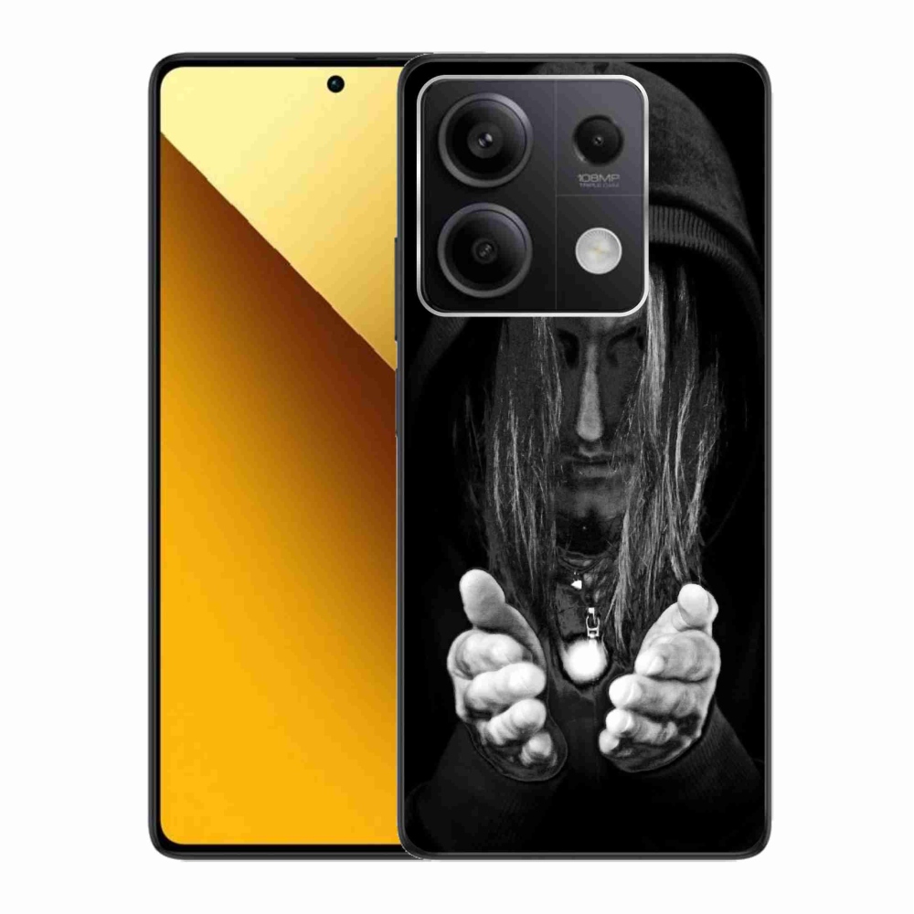 Gelový kryt mmCase na Xiaomi Redmi Note 13 5G - tajemná osoba