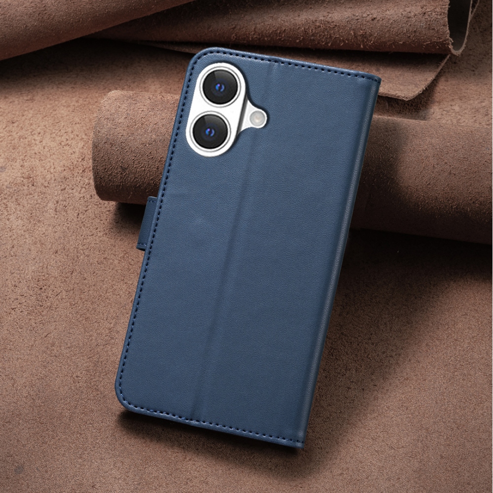 Clover knížkové pouzdro na iPhone 17 - modré