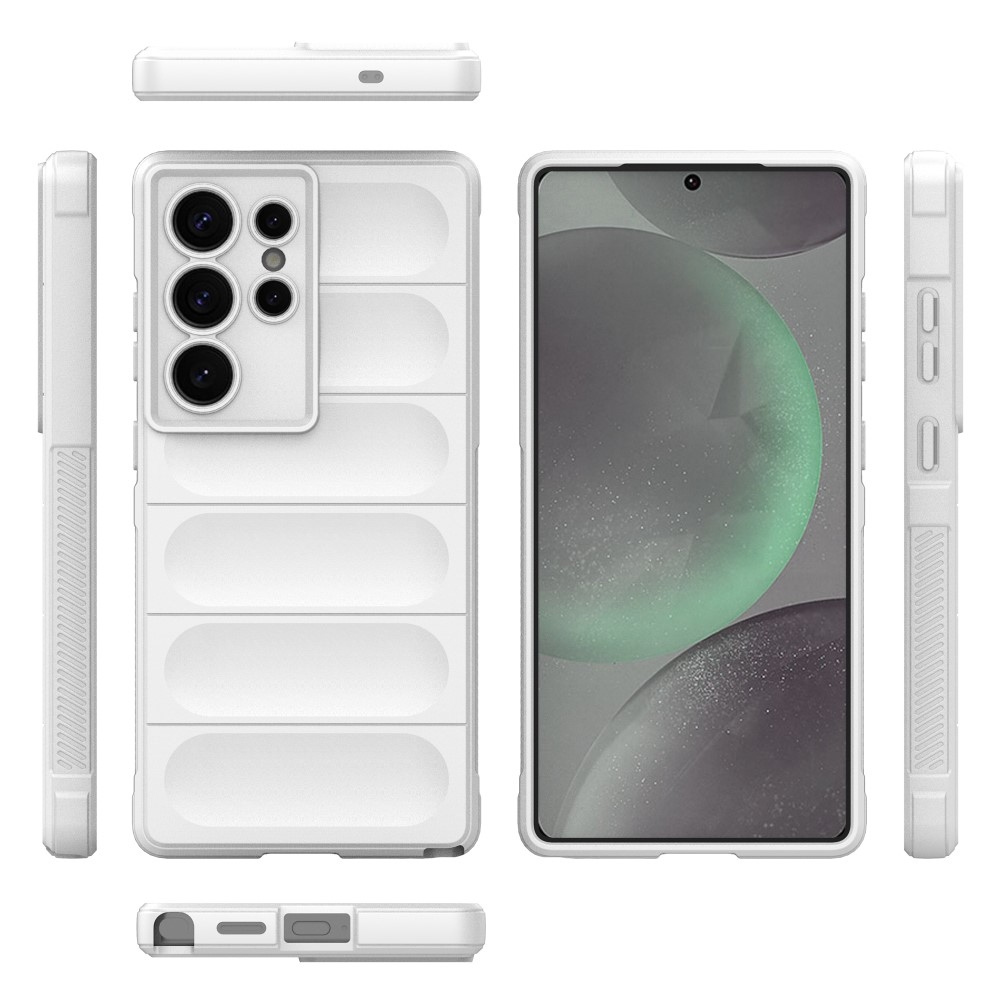 Rugg odolný gelový obal na Samsung Galaxy S25 Ultra - bílý