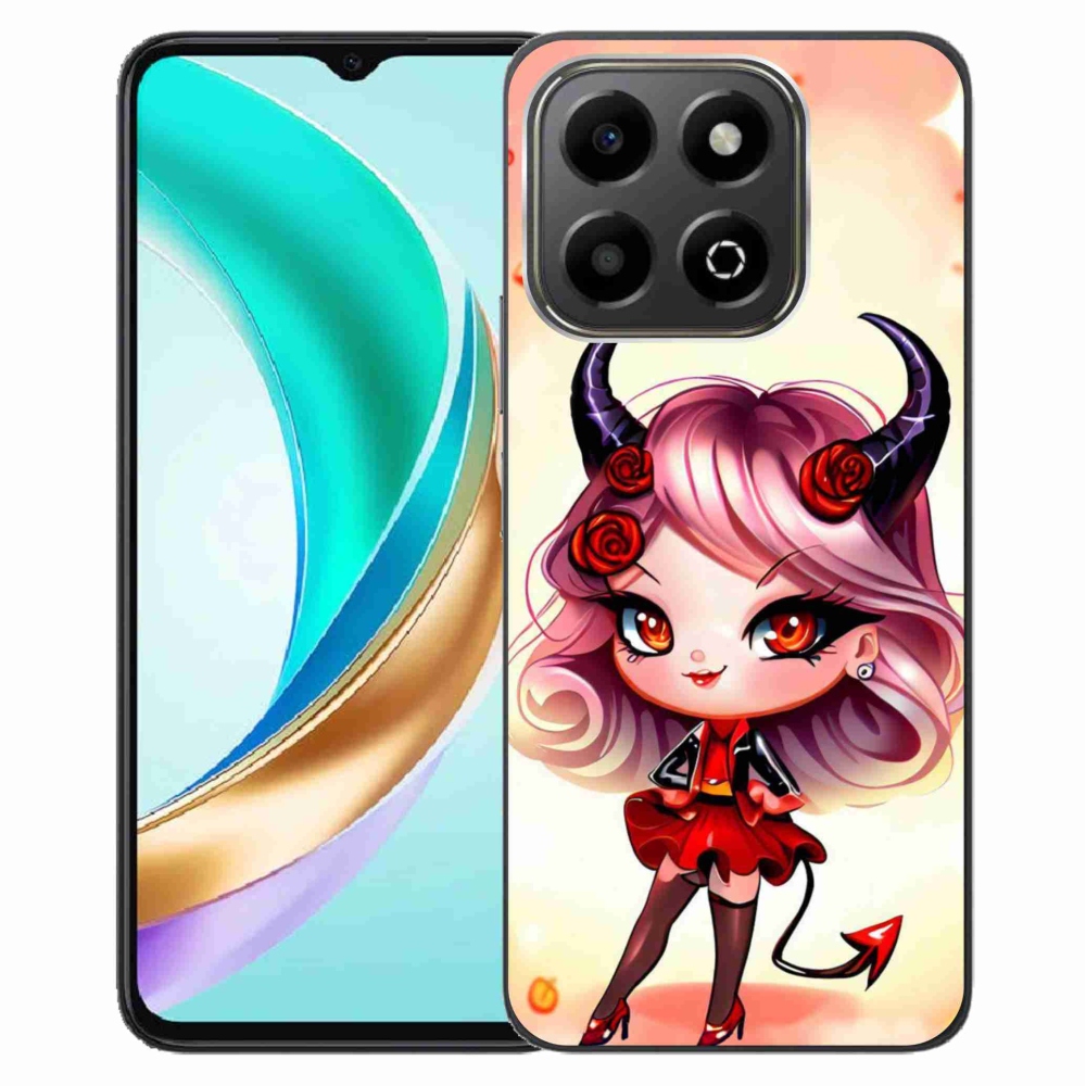 Gelový kryt mmCase na Honor X6b - kreslená čertice