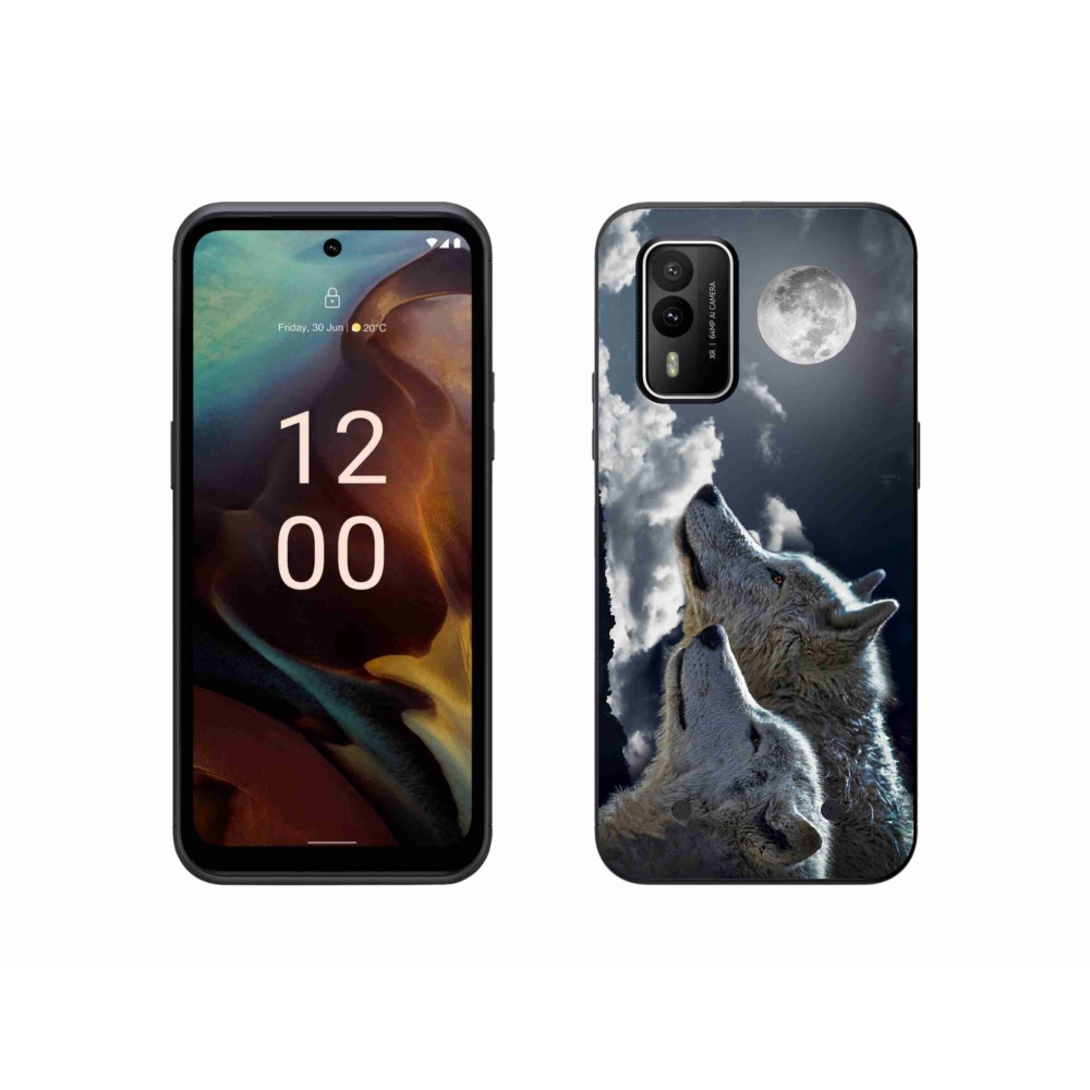 Gelový kryt mmCase na Nokia XR21 - vlci