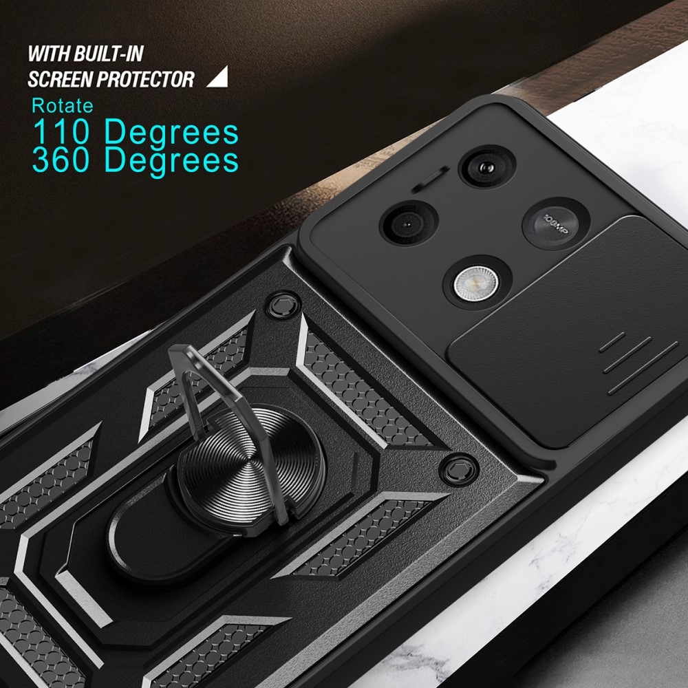 Slide odolný kryt na Xiaomi Redmi Note 13 5G - černý