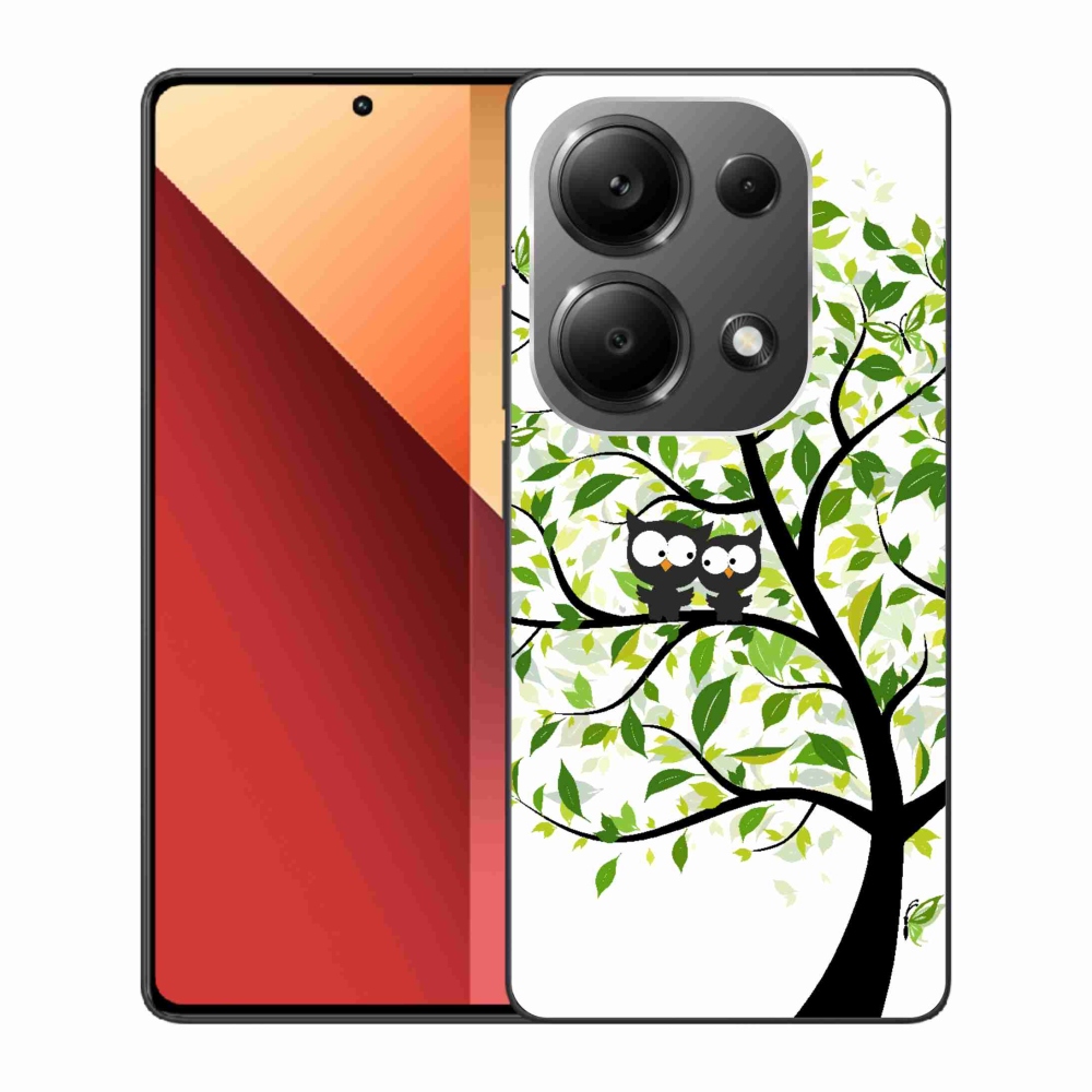 Gelový kryt mmCase na Xiaomi Redmi Note 13 Pro 4G/Poco M6 Pro - sovičky na stromě
