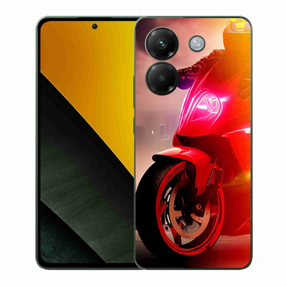 Gelový kryt mmCase na Xiaomi Poco M7 Pro 5G - motorka