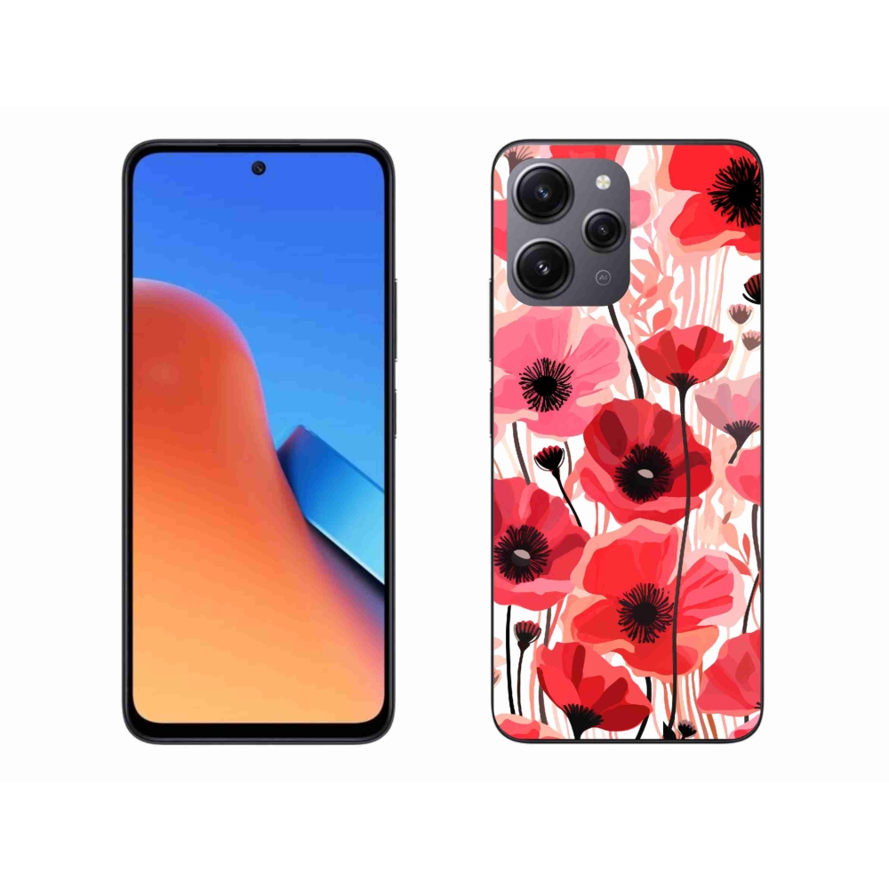 Gelový kryt mmCase na Xiaomi Redmi 12 - vlčí mák 1