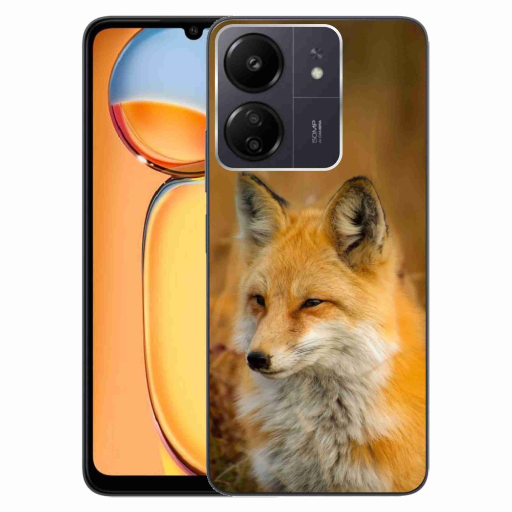 Gelový kryt mmCase na Xiaomi Poco C65/Redmi 13C - liška