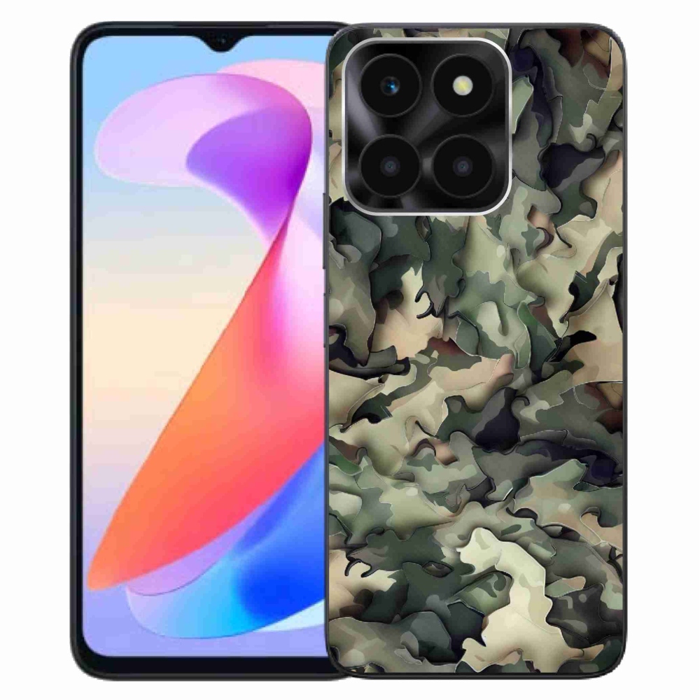 Gelový kryt mmCase na Honor X6a - maskáčový vzor 9