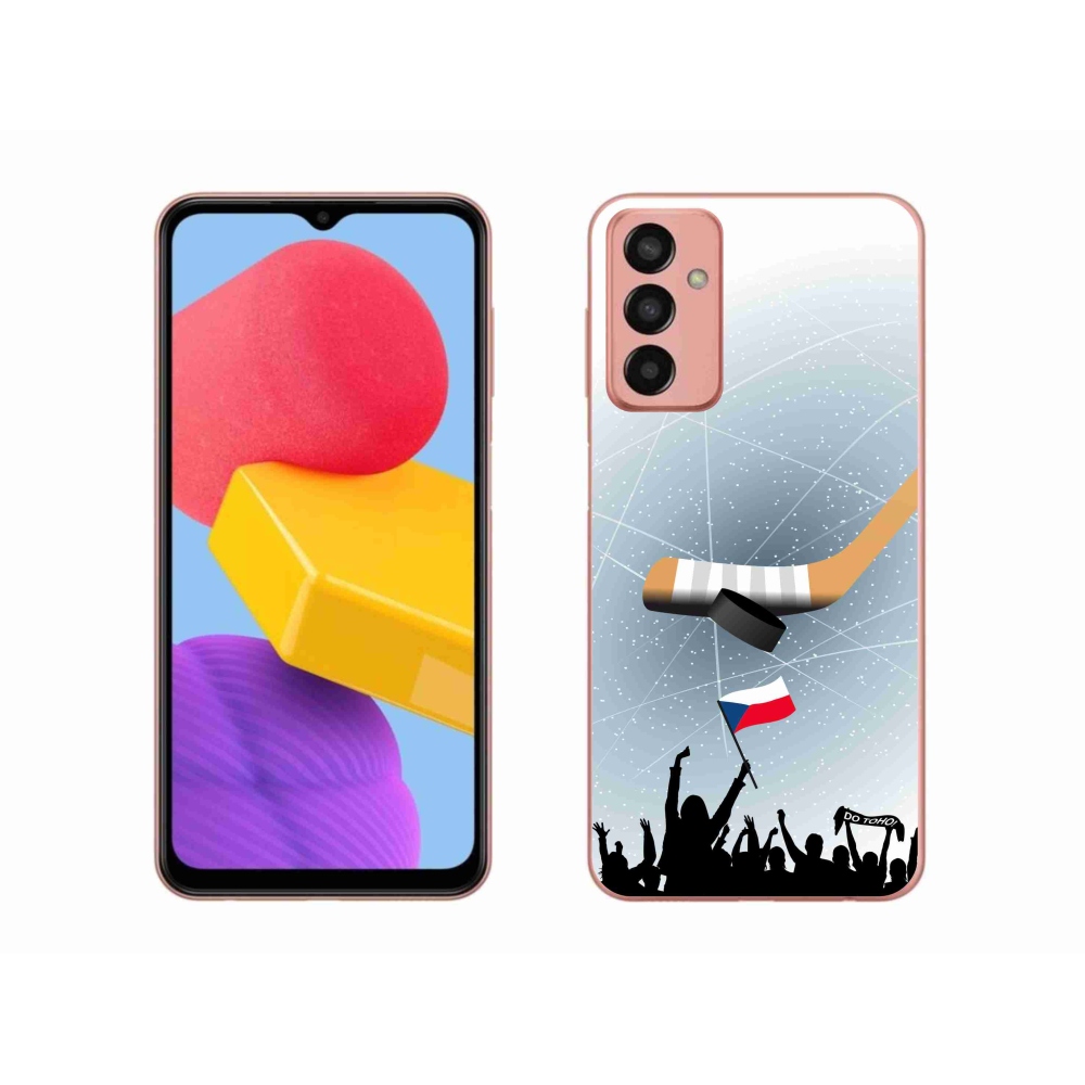 Gelový kryt mmCase na Samsung Galaxy M13 - fanoušci hokeje