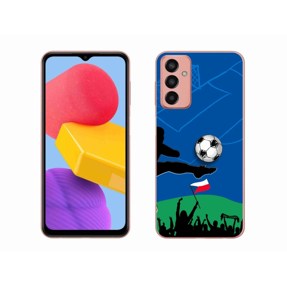 Gelový kryt mmCase na Samsung Galaxy M13 - fanoušci fotbalu