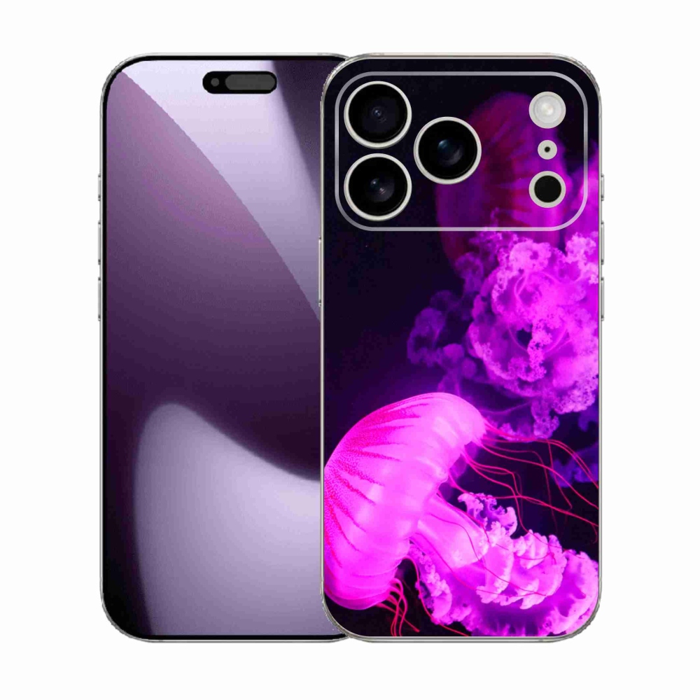 Gelový kryt mmCase na iPhone 17 Pro - medúza 1
