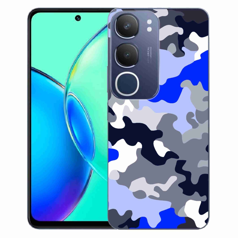 Gelový kryt mmCase na Vivo Y19s - maskáčový vzor 8