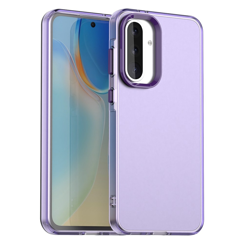 Candy matný gelový obal na Samsung Galaxy A36 5G/A56 5G - fialový