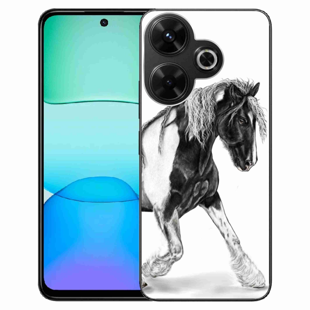 Gelový kryt mmCase na Xiaomi Redmi 13 4G/Poco M6 4G - kůň