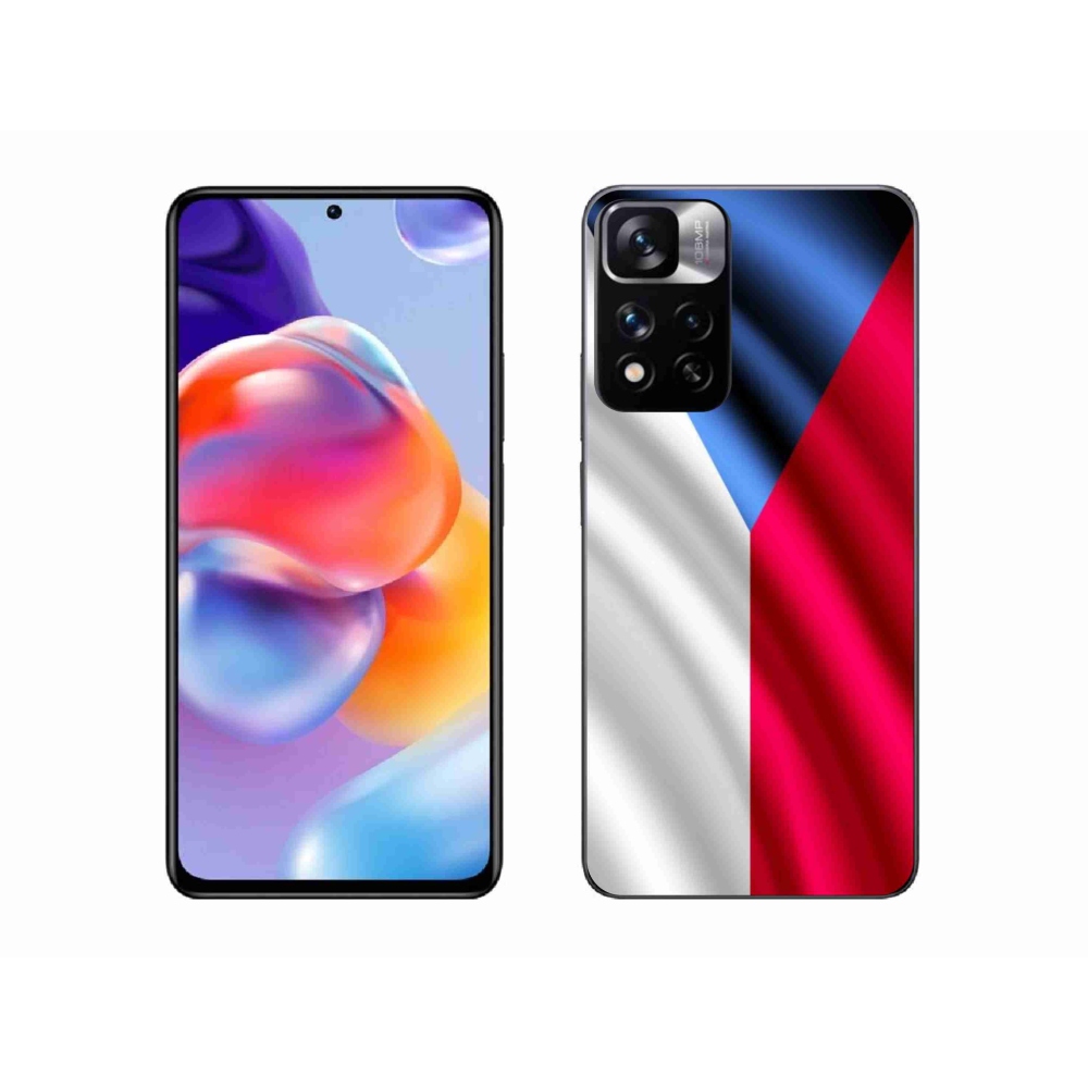 Gelový kryt mmCase na mobil Xiaomi Redmi Note 11 Pro+ 5G - česká vlajka